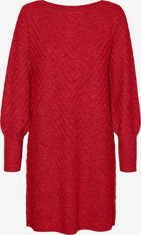 VERO MODA Knitted dress in Red: front