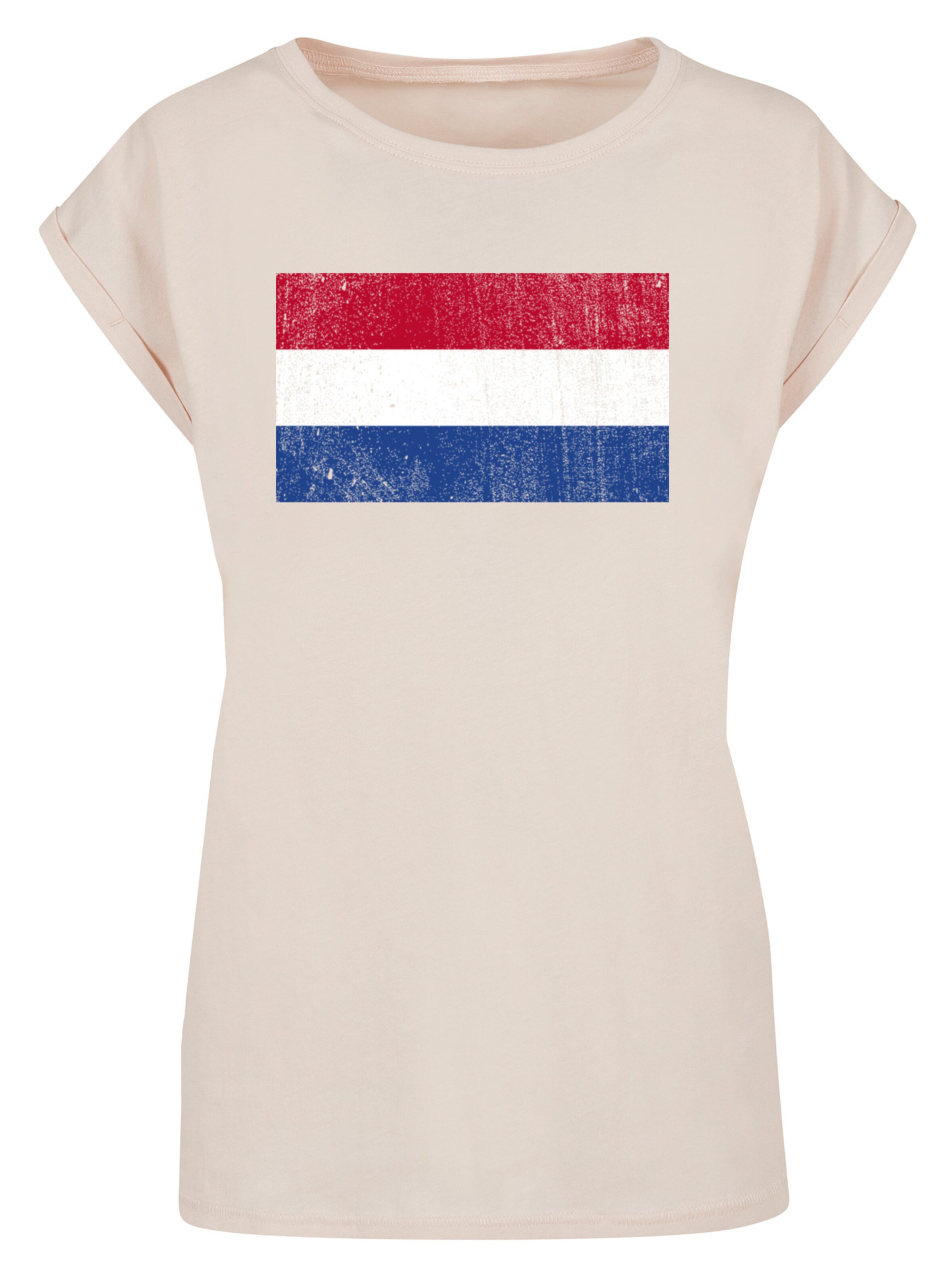 T-shirt F4NT4STIC en beige : devant