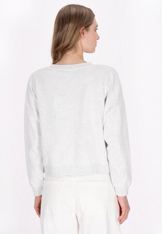 Sweat-shirt DreiMaster Maritim en blanc