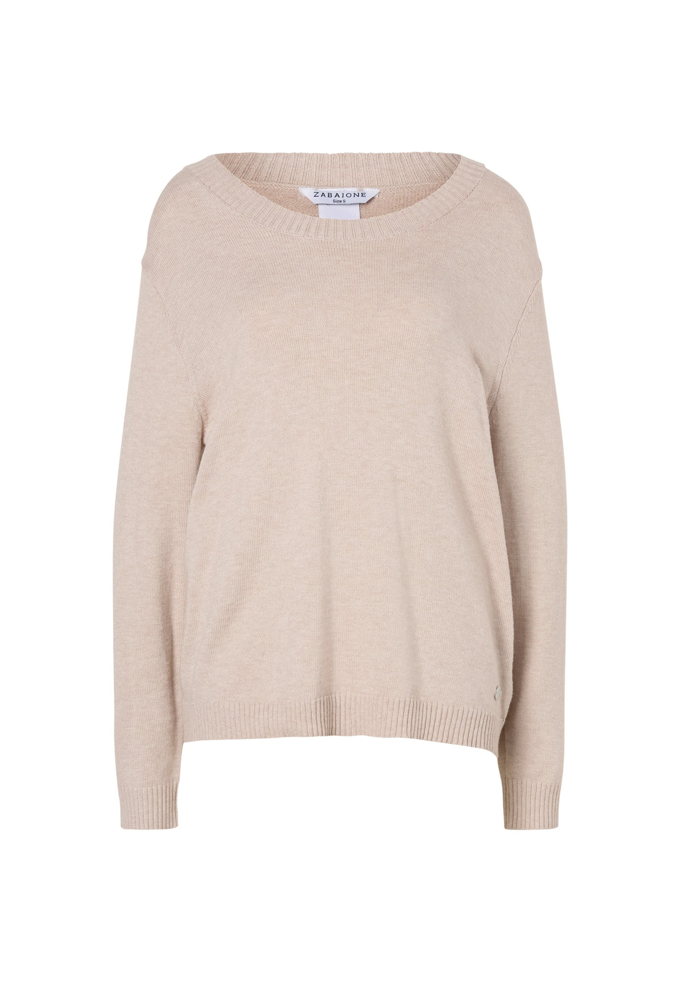 Pull-over 'Am44ber' ZABAIONE en beige : devant