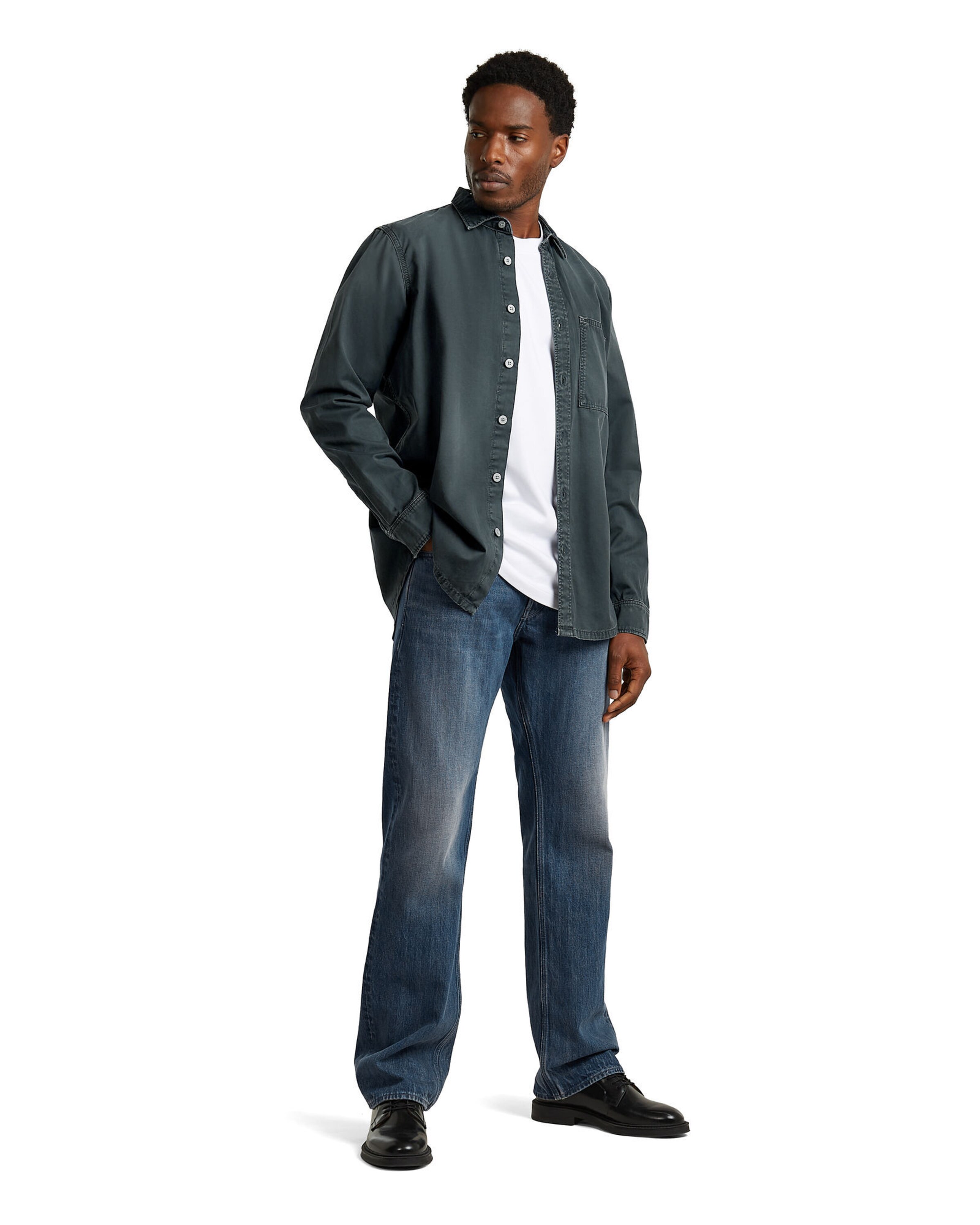 G-STAR Regular fit Shirt in Blauw