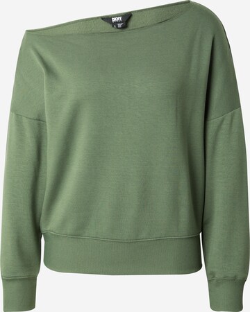 DKNY Performance Sportief sweatshirt 'GREENWICH' in Groen: voorkant
