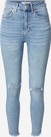 Free People Skinny Jeans in Blauw: voorkant