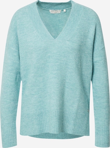 TOM TAILOR DENIM Sweater in Blue: front