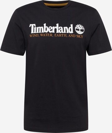 TIMBERLAND T-Shirt 'Front' in Schwarz: predná strana