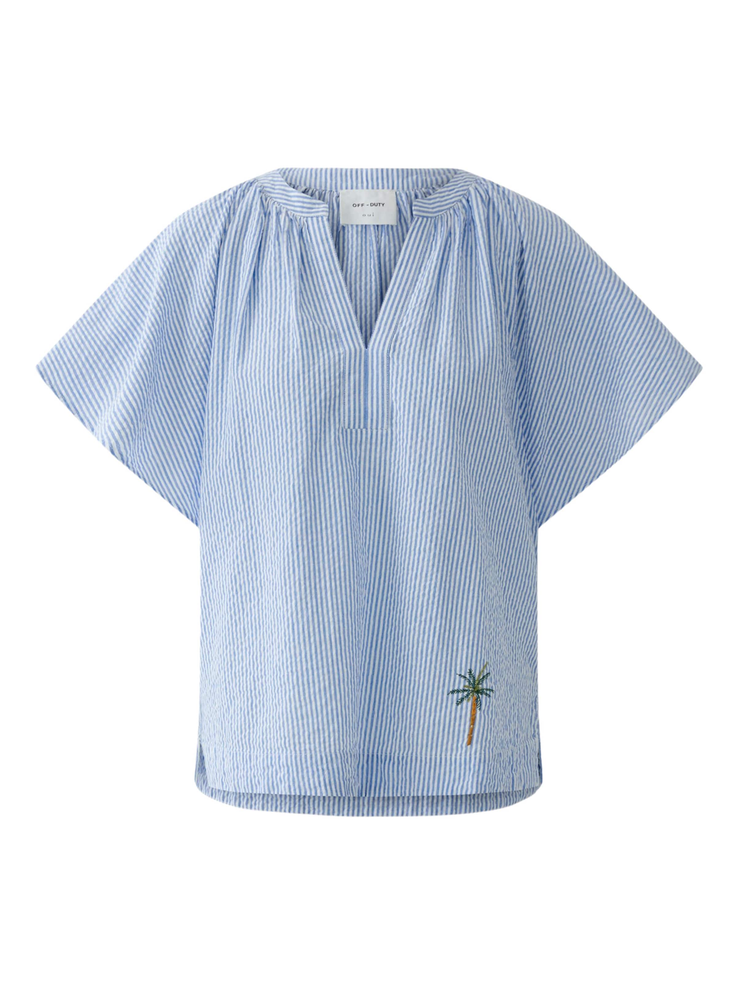 OUI Bluse in Blau: Vorderseite