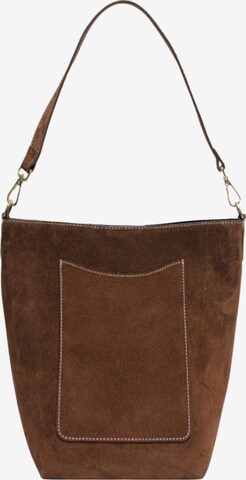 Latalia - Bolso de hombro 'Fano' en marrón: frente