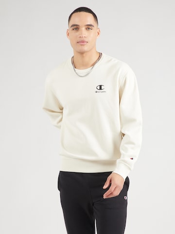 Champion Authentic Athletic Apparel Суичър в бежово: отпред