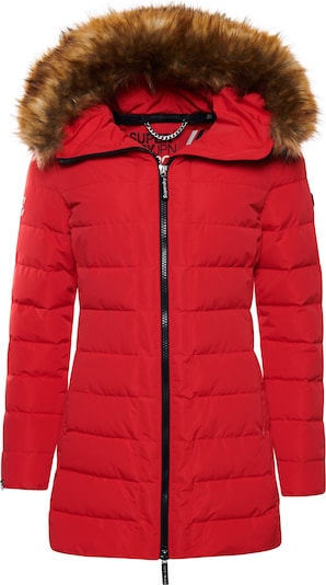 Superdry Veste bavaroise en rouge clair, Vue avec produit
