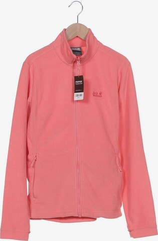 JACK WOLFSKIN Sweatshirt & Zip-Up Hoodie in L in Pink: front