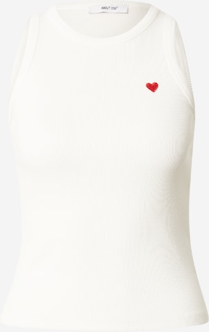 balta ABOUT YOU Palaidinė be rankovių: priekis