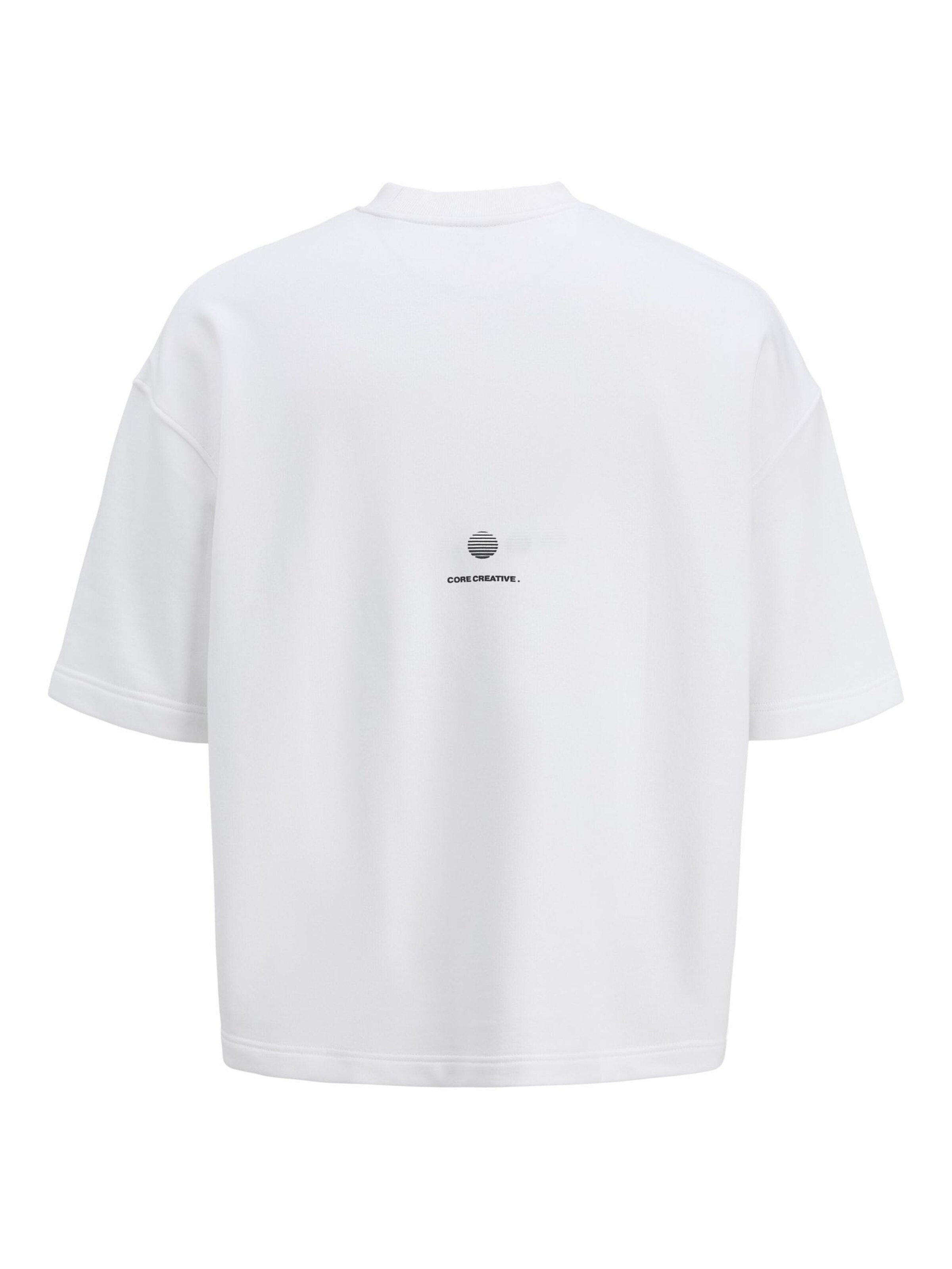 Sweat-shirt 'JCOINFINITY' JACK & JONES en blanc