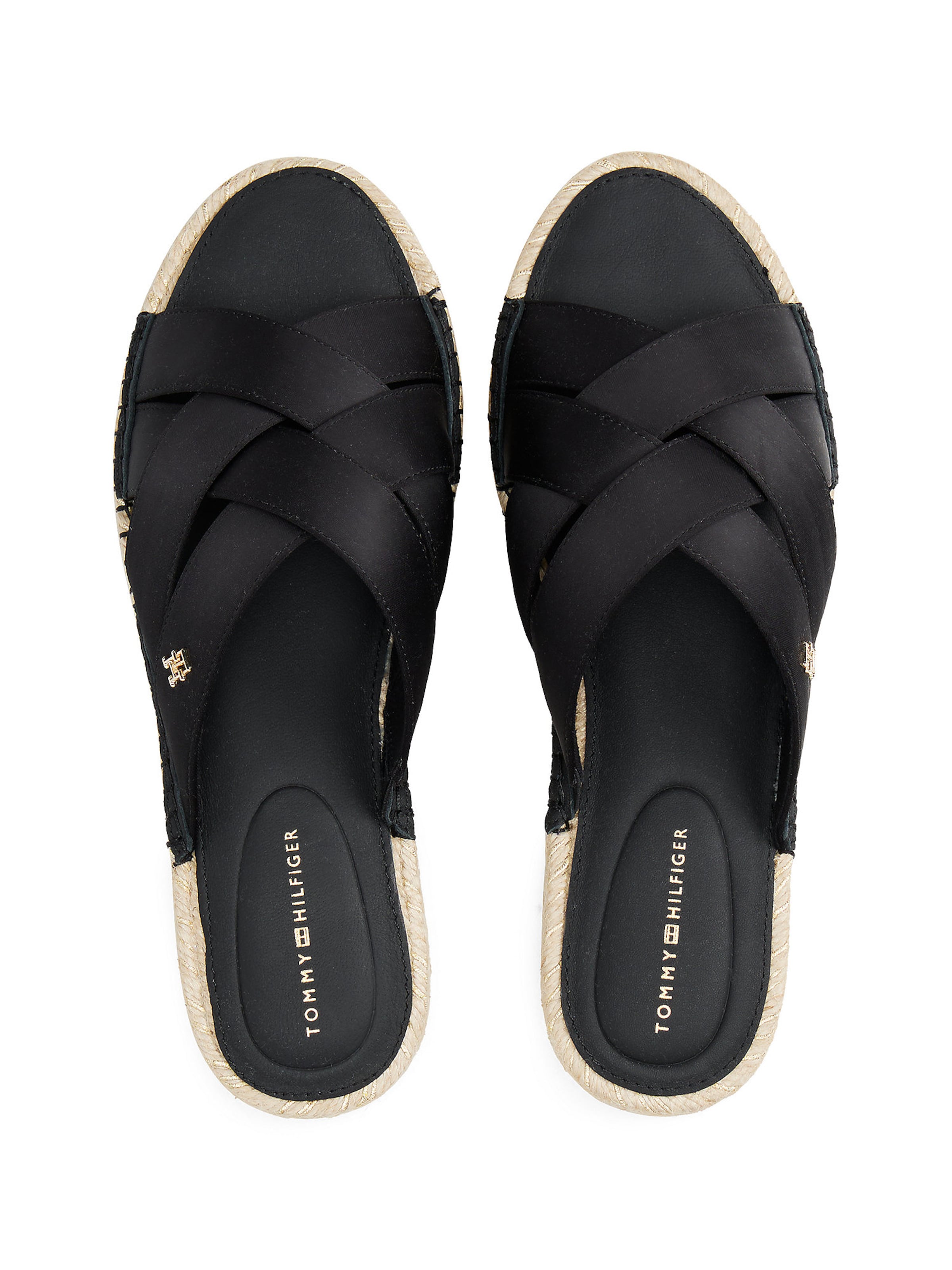 TOMMY HILFIGER Pantolette in Schwarz