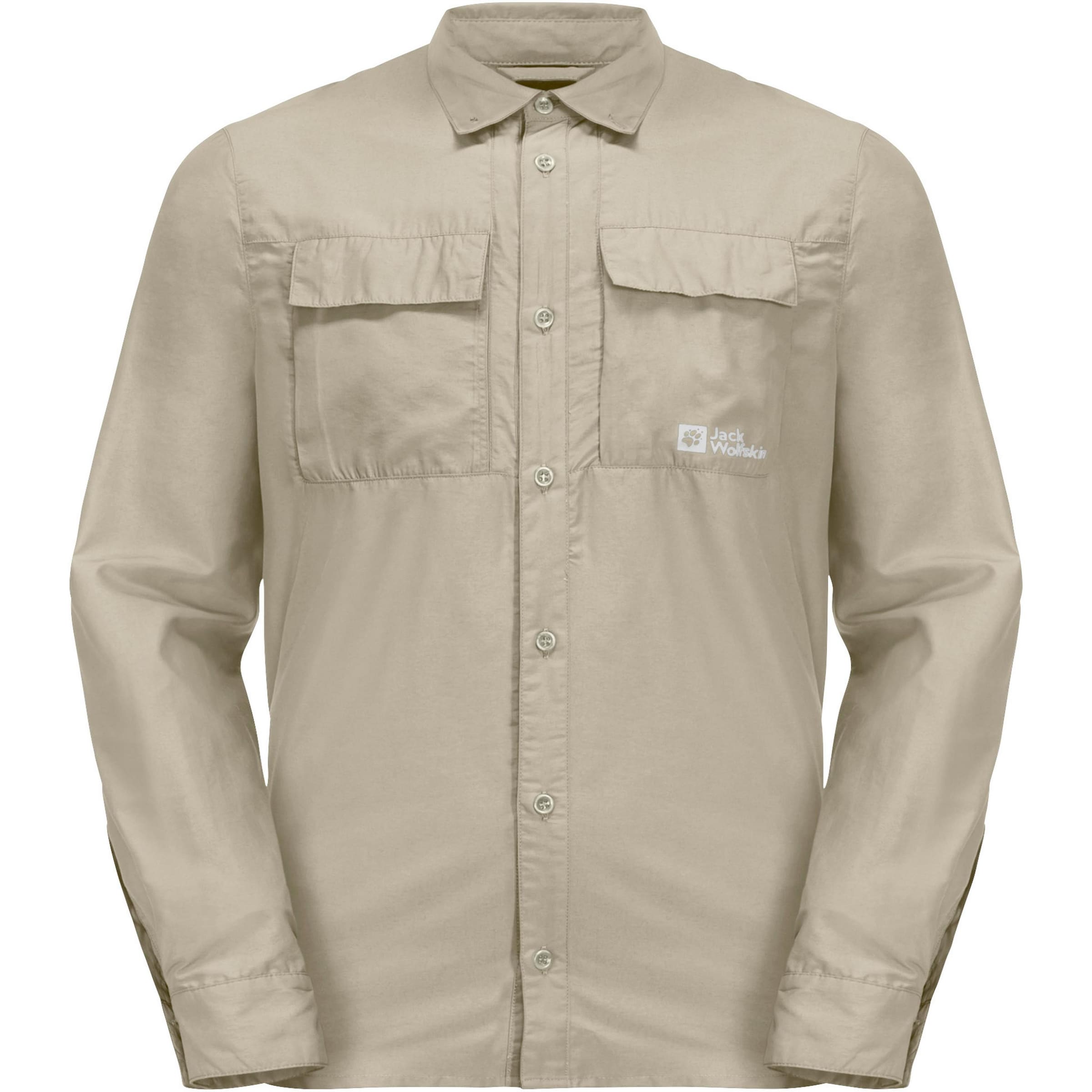 JACK WOLFSKIN Regular Fit Funktionshemd 'Barrier' in Grau: Vorderseite