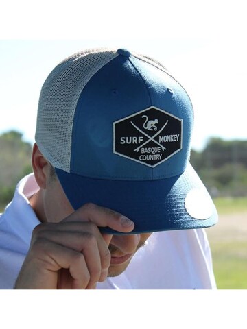 Surf Monkey - Gorra deportiva en azul: frente