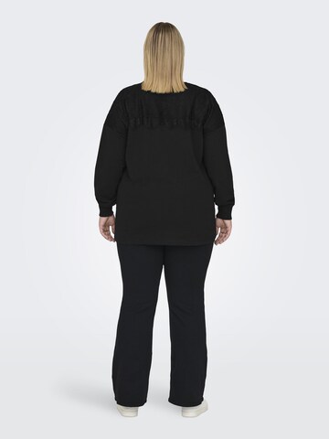 ONLY Carmakoma Sweatshirt 'LIZZY' in Zwart