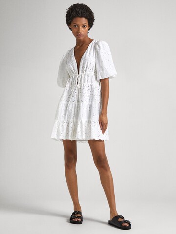 Pepe Jeans Kleid 'DELIA' in Weiß