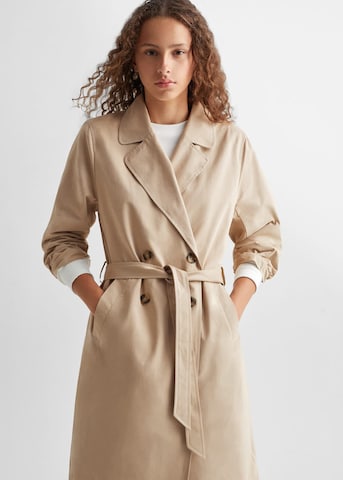 MANGO TEEN Coat 'Trenchy' in Beige: front