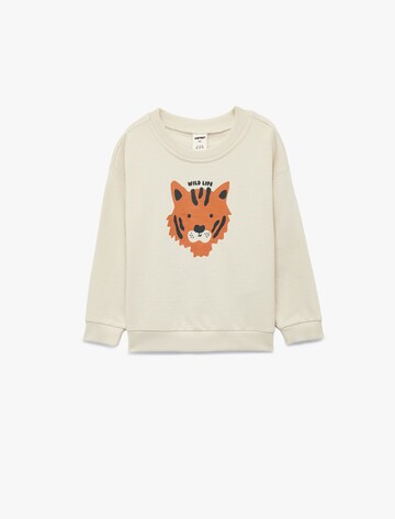 Koton Sweatshirt in Beige: Vorderseite