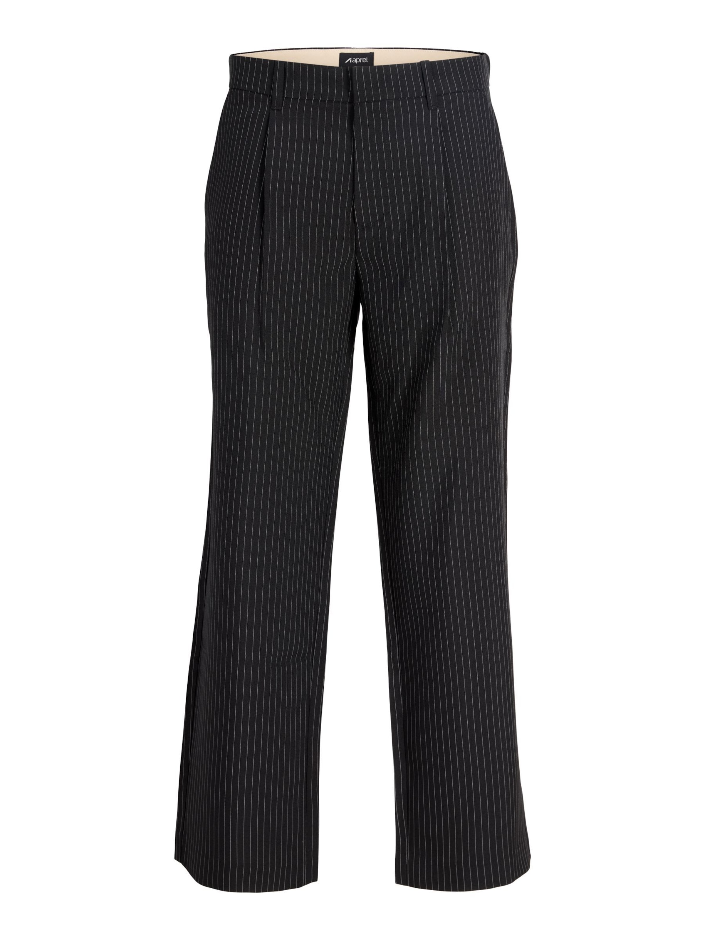 Pantalon chino aprel en noir : devant