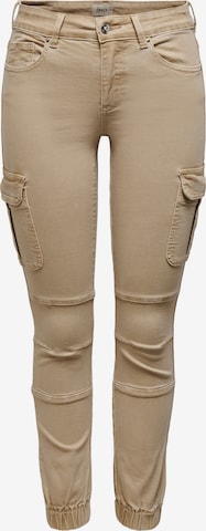 Slimfit Pantaloni cargo 'ONLMissouri' di ONLY in beige: frontale