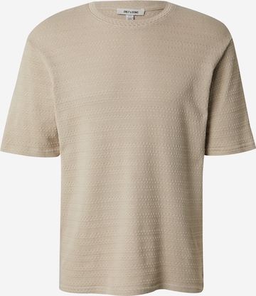 Only & Sons T-Shirt 'ONSGIVO' in Beige: Vorderseite
