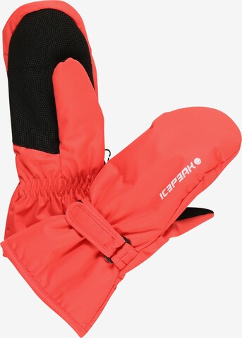 ICEPEAKSportske rukavice - crvena boja: prednji dio