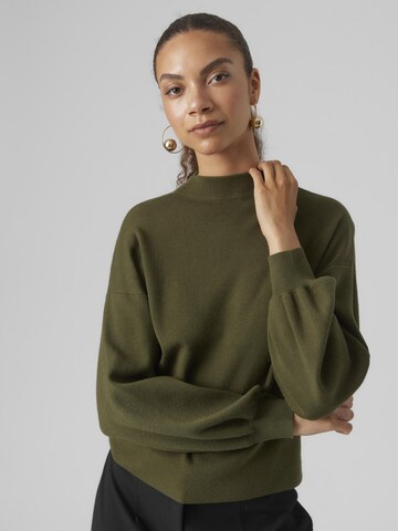 VERO MODA Pullover 'VMNANCY' i grøn: forside
