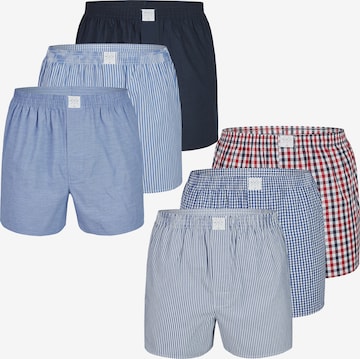 MG-1 6er-Pack Boxershorts ' Classic ' in Mischfarben: predná strana