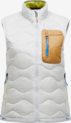 Gilet PEAK PERFORMANCE en gris : devant