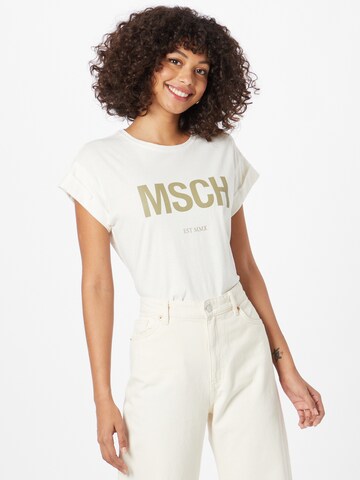 T-shirt 'Alva' MSCH COPENHAGEN en blanc : devant