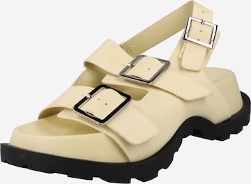 Warehouse Sandal i beige: framsida