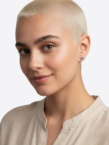 Sofia Milani Earrings 'Coloured Zirconia' in Silver