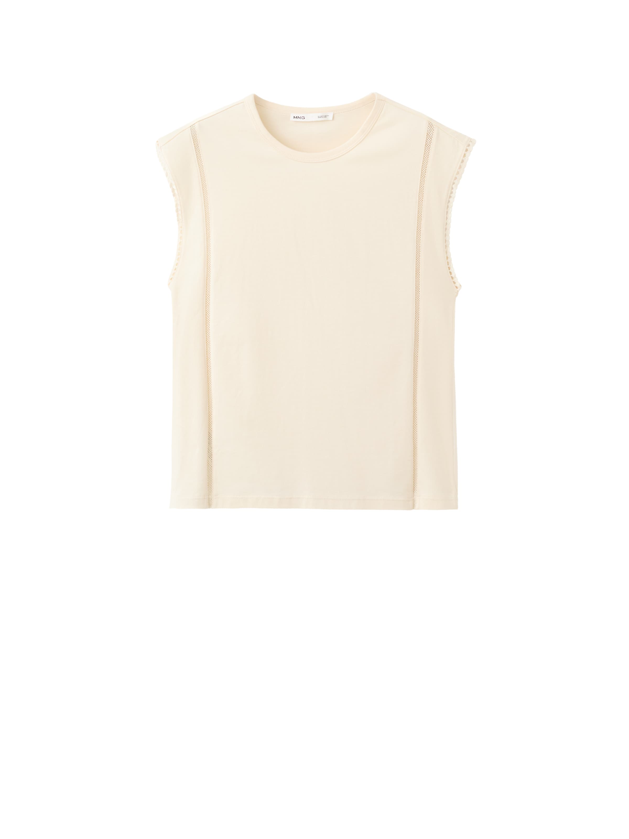 MANGO T-shirt 'MAREA' i beige: framsida