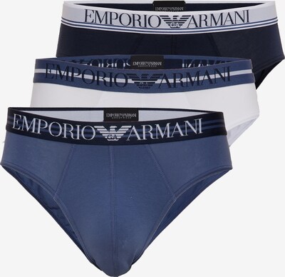 Emporio Armani Cueca em azul noturno / azul escuro / branco, Vista do produto