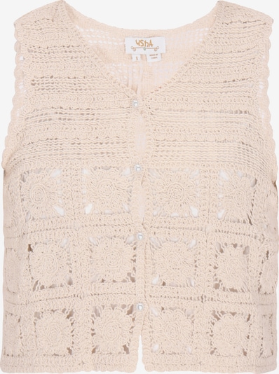 usha FESTIVAL Kardigan bez rukava 'Fashion Look' u boja pijeska, Pregled proizvoda