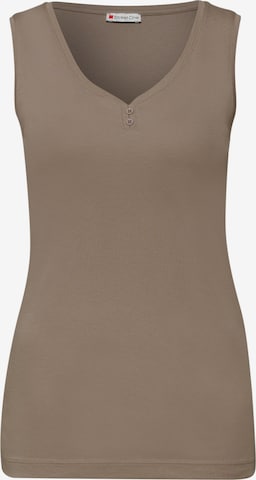 STREET ONE Top in Brown: front