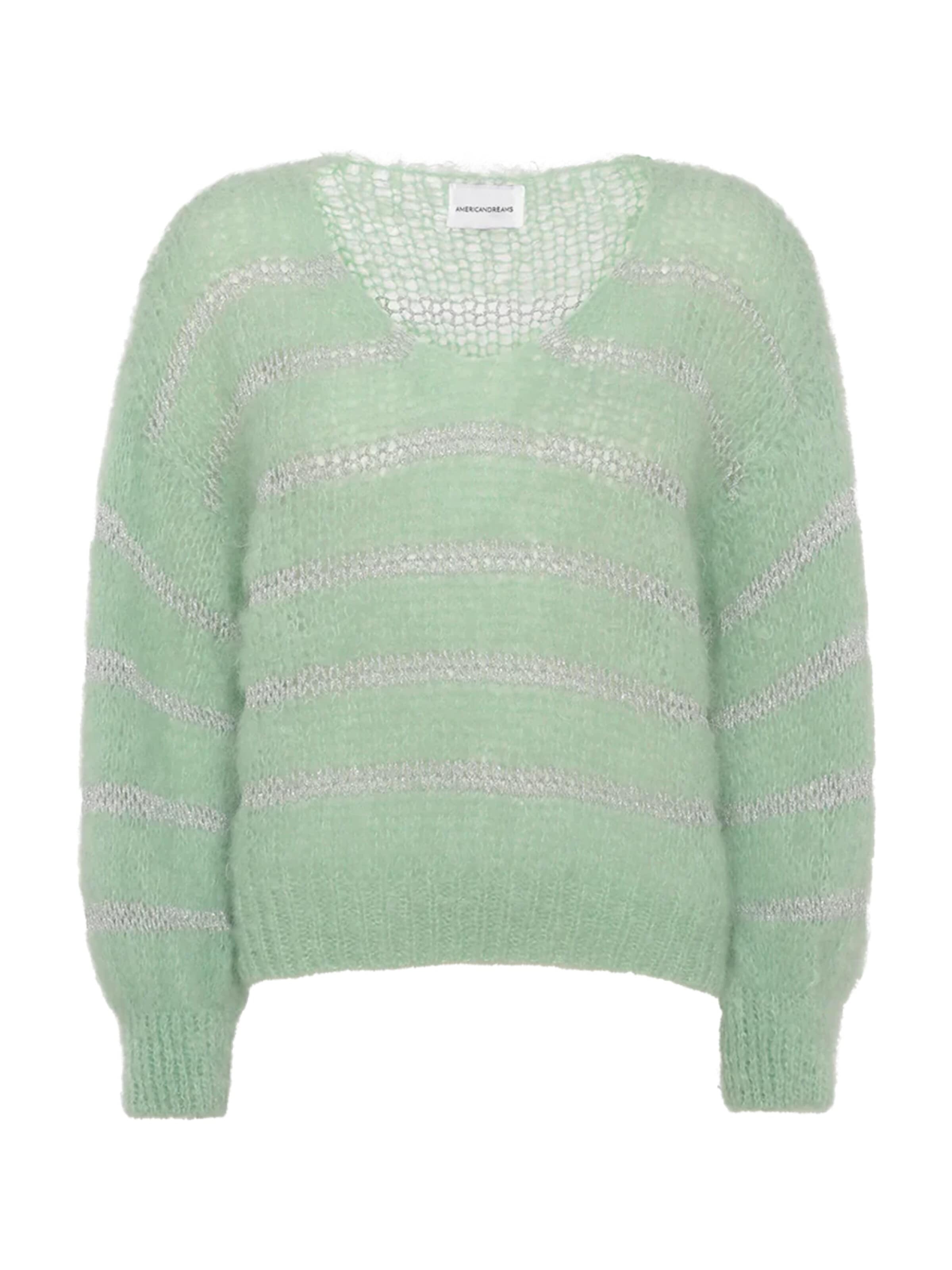 americandreams Sweater 'Katie' in Green: front