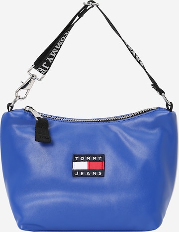 Tommy Jeans Schoudertas in Blauw: voorkant