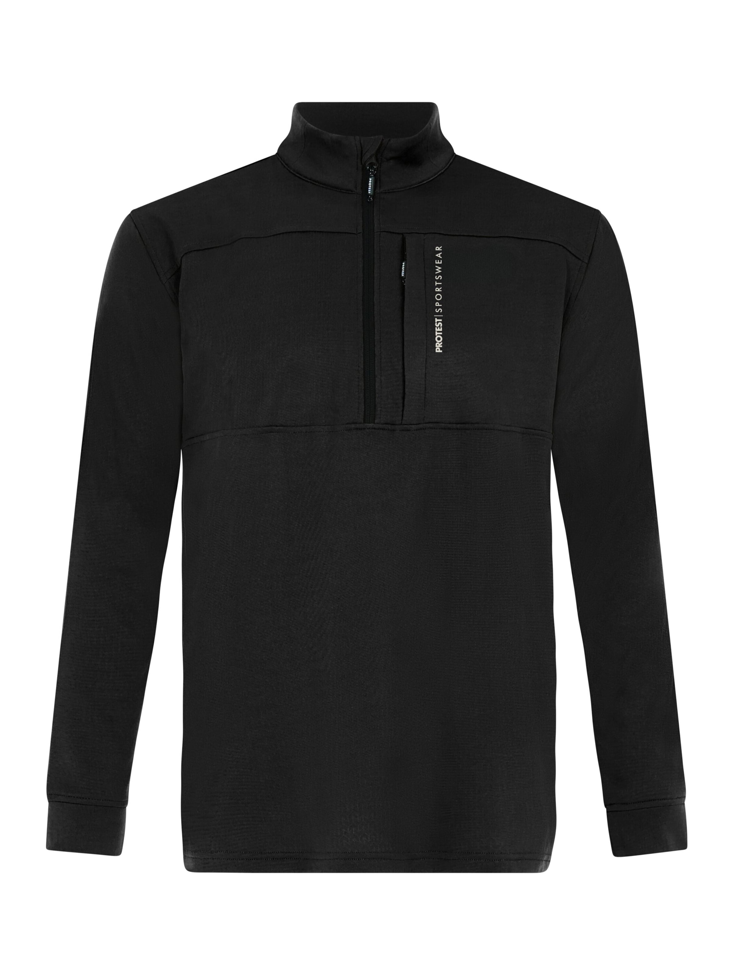 PROTEST Sportsweatshirt 'PRTGraphic'‌ in Schwarz: Vorderseite