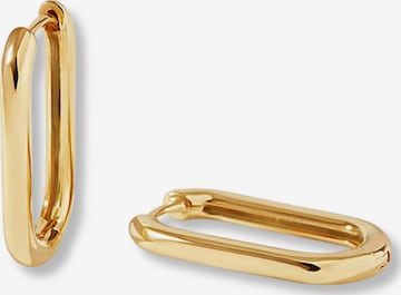 ANNIS WIESBADEN EST. 2021 Earrings 'Creolen-Set Ovale Creolen "Luna" – gold oder silber, minimalistisch & clean' in Gold: front