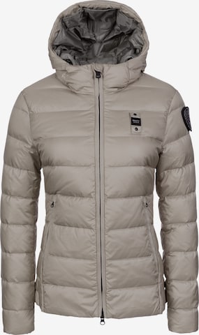 Blauer Jacke 'Charme' in Grau: Vorderseite