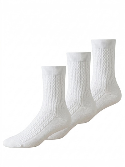 Millo Socks 'Cosy Twist' in White, Item view