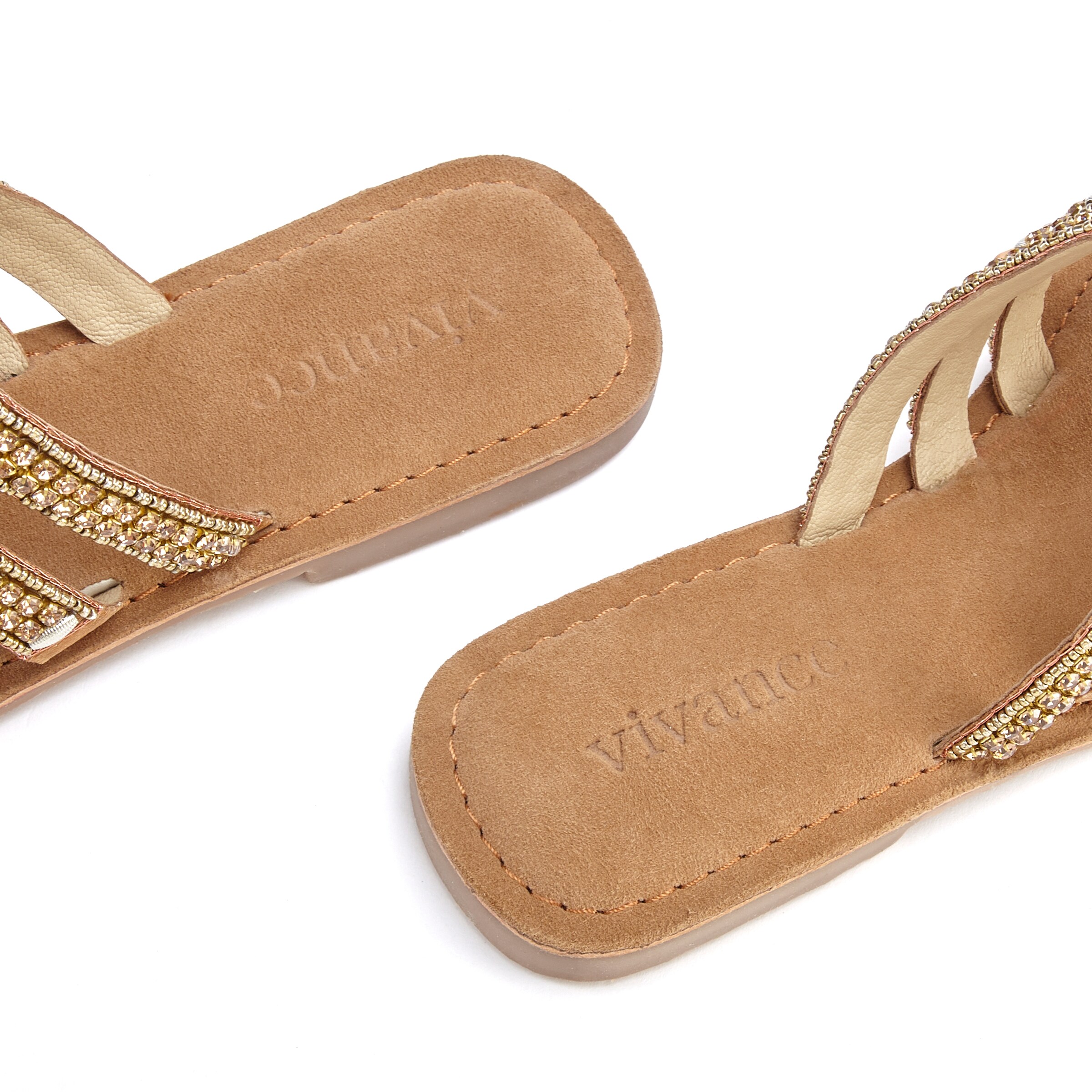 VIVANCE Klipklappere i beige