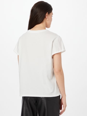 CATWALK JUNKIE - Camiseta 'DAISY FIELD' en blanco