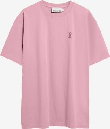 ARMEDANGELS T-Shirt ICONIC Å MAARKOS in Pink: Vorderseite