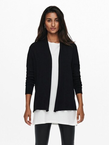 ONLY Knit Cardigan in Black: front