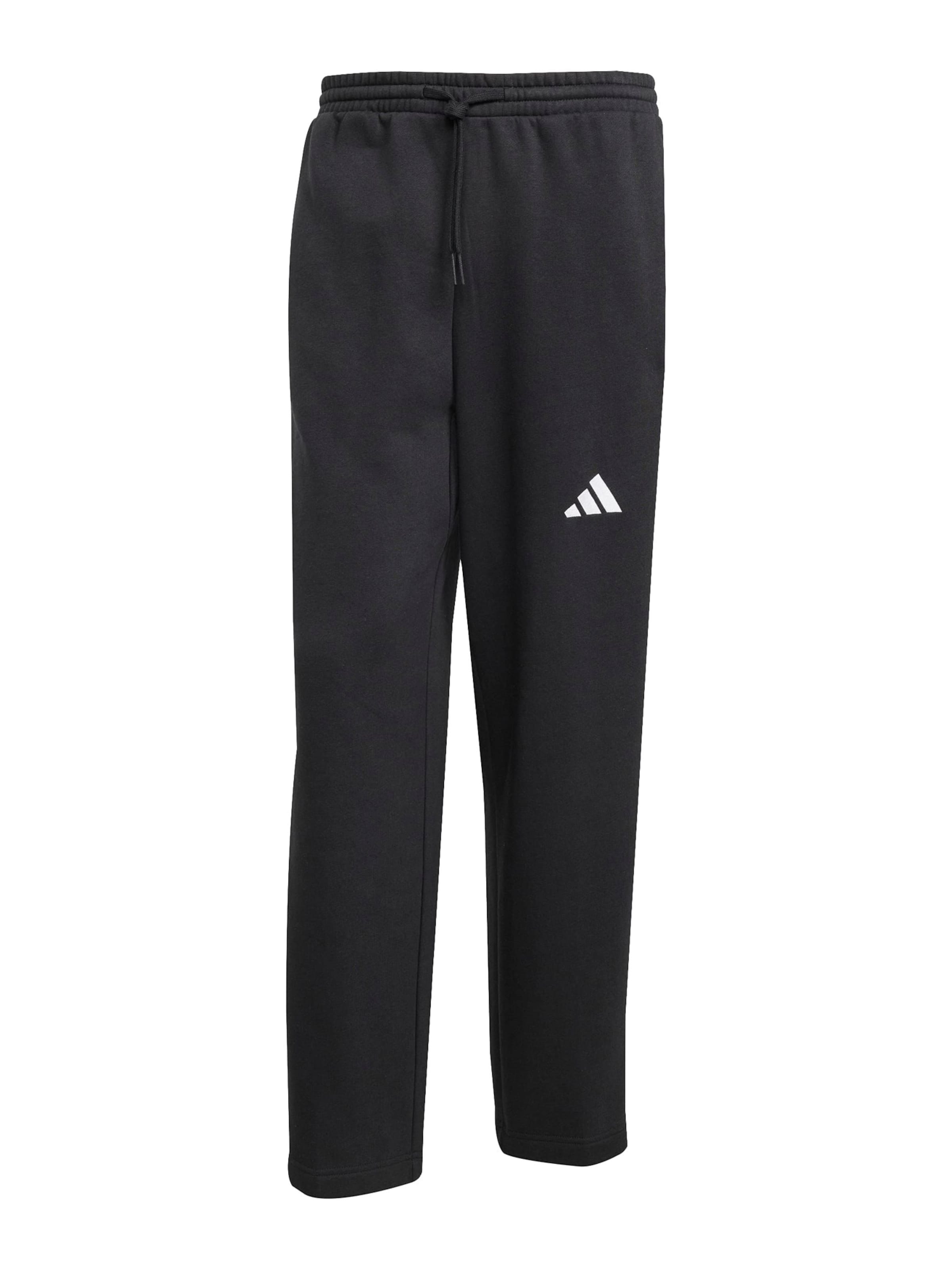 ADIDAS SPORTSWEAR - Loosefit Calças de desporto em preto: frente