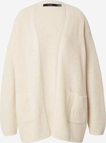 VERO MODA Strikkejakke 'FABULOUS' i beige: forside