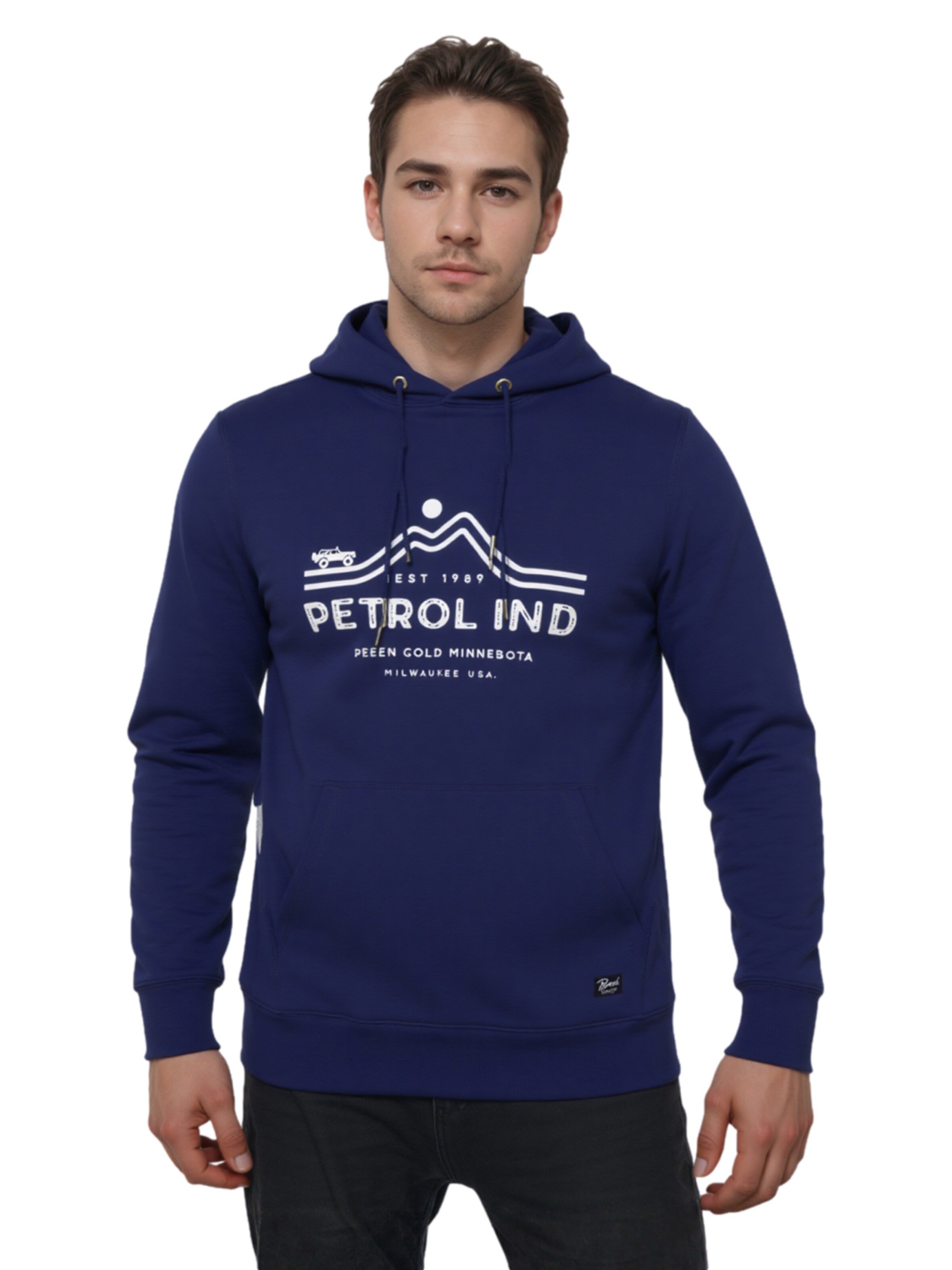 Giacca di felpa di Petrol Industries in blu: frontale